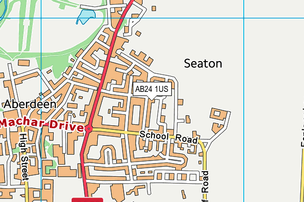 AB24 1US map - OS VectorMap District (Ordnance Survey) AB24 1US map - OS VectorMap District (Ordnance Survey)