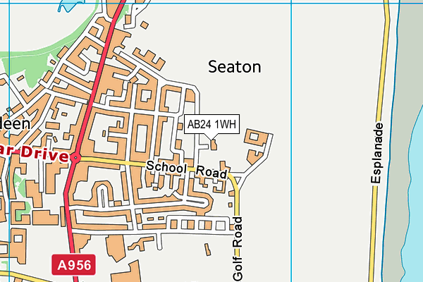 AB24 1WH map - OS VectorMap District (Ordnance Survey) AB24 1WH map - OS VectorMap District (Ordnance Survey)