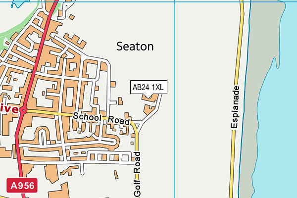 AB24 1XL map - OS VectorMap District (Ordnance Survey) AB24 1XL map - OS VectorMap District (Ordnance Survey)