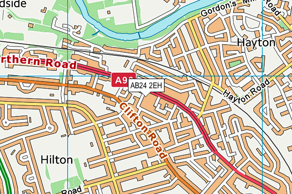 AB24 2EH map - OS VectorMap District (Ordnance Survey) AB24 2EH map - OS VectorMap District (Ordnance Survey)