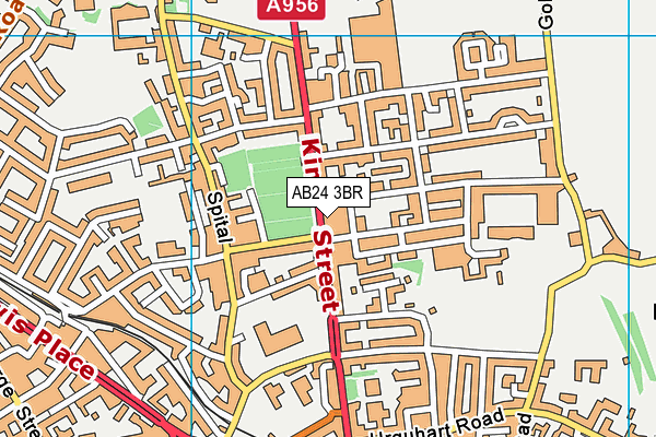 AB24 3BR map - OS VectorMap District (Ordnance Survey) AB24 3BR map - OS VectorMap District (Ordnance Survey)