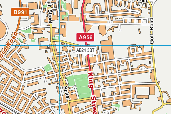 AB24 3BT map - OS VectorMap District (Ordnance Survey) AB24 3BT map - OS VectorMap District (Ordnance Survey)