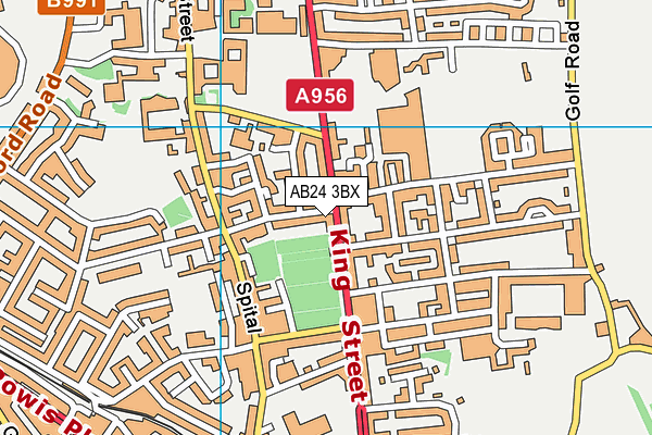 AB24 3BX map - OS VectorMap District (Ordnance Survey) AB24 3BX map - OS VectorMap District (Ordnance Survey)