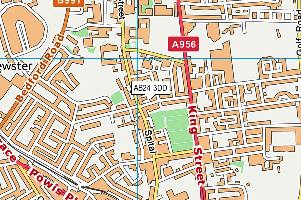AB24 3DD map - OS VectorMap District (Ordnance Survey) AB24 3DD map - OS VectorMap District (Ordnance Survey)