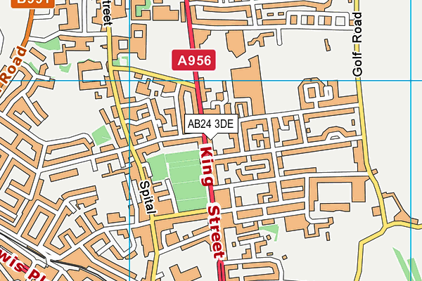AB24 3DE map - OS VectorMap District (Ordnance Survey) AB24 3DE map - OS VectorMap District (Ordnance Survey)