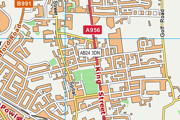 AB24 3DN map - OS VectorMap District (Ordnance Survey) AB24 3DN map - OS VectorMap District (Ordnance Survey)