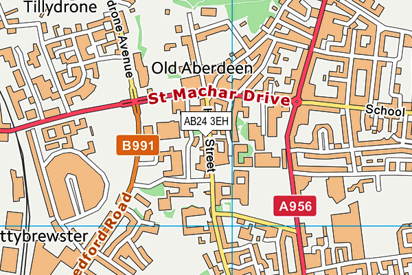 AB24 3EH map - OS VectorMap District (Ordnance Survey) AB24 3EH map - OS VectorMap District (Ordnance Survey)