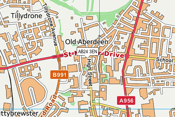 AB24 3EN map - OS VectorMap District (Ordnance Survey) AB24 3EN map - OS VectorMap District (Ordnance Survey)