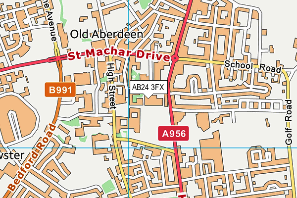 AB24 3FX map - OS VectorMap District (Ordnance Survey) AB24 3FX map - OS VectorMap District (Ordnance Survey)