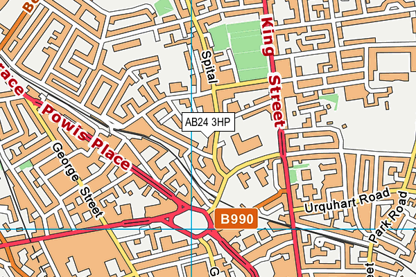 AB24 3HP map - OS VectorMap District (Ordnance Survey) AB24 3HP map - OS VectorMap District (Ordnance Survey)