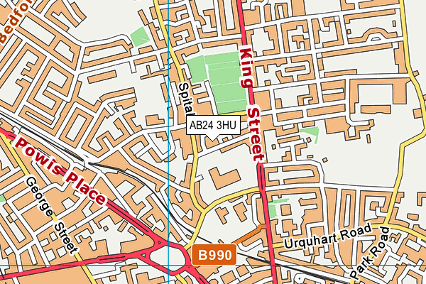 AB24 3HU map - OS VectorMap District (Ordnance Survey) AB24 3HU map - OS VectorMap District (Ordnance Survey)