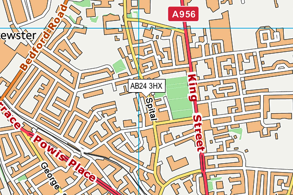 AB24 3HX map - OS VectorMap District (Ordnance Survey) AB24 3HX map - OS VectorMap District (Ordnance Survey)