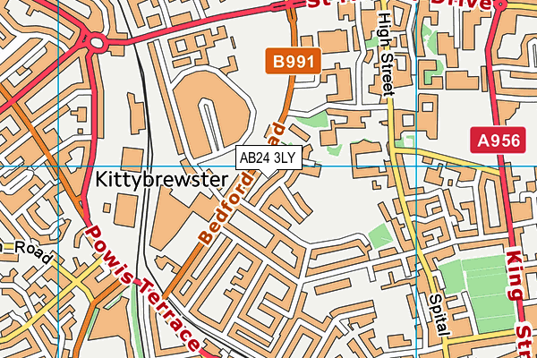 AB24 3LY map - OS VectorMap District (Ordnance Survey) AB24 3LY map - OS VectorMap District (Ordnance Survey)