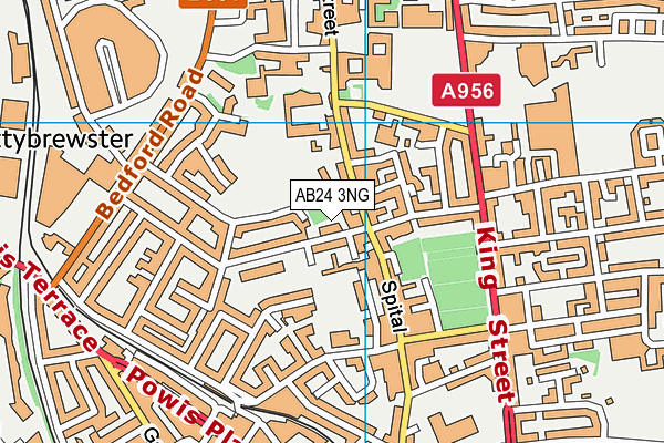 AB24 3NG map - OS VectorMap District (Ordnance Survey) AB24 3NG map - OS VectorMap District (Ordnance Survey)