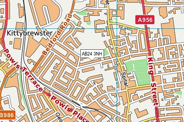 AB24 3NH map - OS VectorMap District (Ordnance Survey) AB24 3NH map - OS VectorMap District (Ordnance Survey)