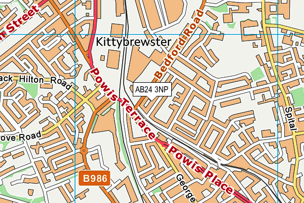 AB24 3NP map - OS VectorMap District (Ordnance Survey) AB24 3NP map - OS VectorMap District (Ordnance Survey)