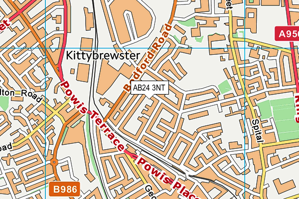 AB24 3NT map - OS VectorMap District (Ordnance Survey) AB24 3NT map - OS VectorMap District (Ordnance Survey)
