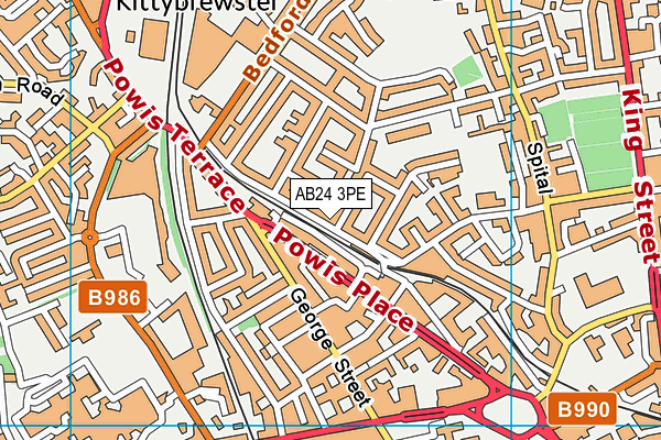 AB24 3PE map - OS VectorMap District (Ordnance Survey) AB24 3PE map - OS VectorMap District (Ordnance Survey)