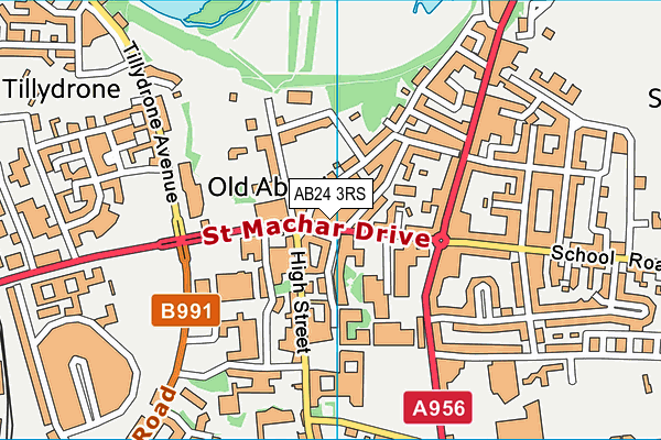 AB24 3RS map - OS VectorMap District (Ordnance Survey) AB24 3RS map - OS VectorMap District (Ordnance Survey)