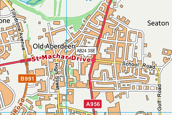 AB24 3SE map - OS VectorMap District (Ordnance Survey) AB24 3SE map - OS VectorMap District (Ordnance Survey)