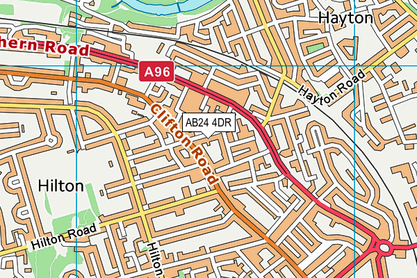 AB24 4DR map - OS VectorMap District (Ordnance Survey) AB24 4DR map - OS VectorMap District (Ordnance Survey)
