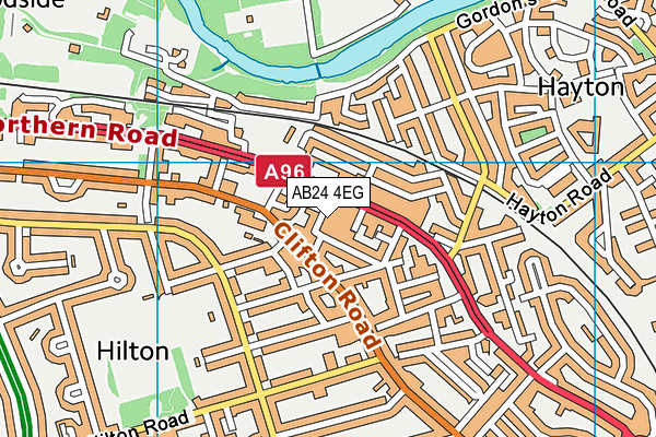 AB24 4EG map - OS VectorMap District (Ordnance Survey) AB24 4EG map - OS VectorMap District (Ordnance Survey)