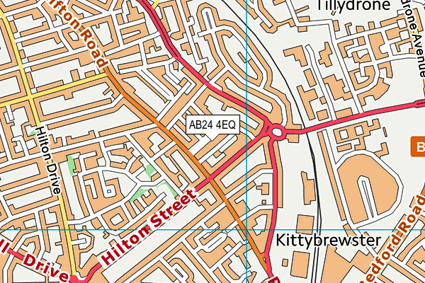 AB24 4EQ map - OS VectorMap District (Ordnance Survey) AB24 4EQ map - OS VectorMap District (Ordnance Survey)