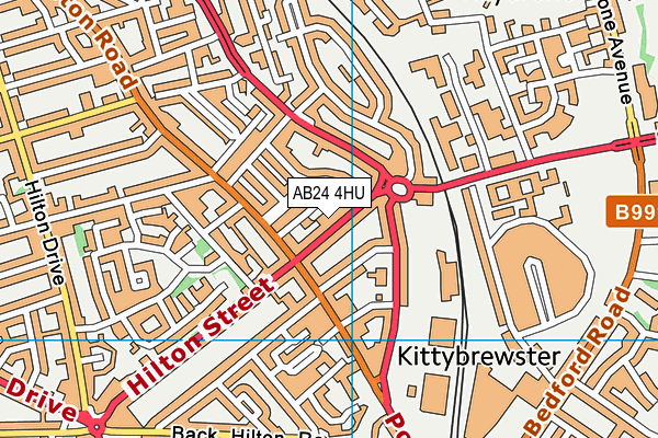 AB24 4HU map - OS VectorMap District (Ordnance Survey) AB24 4HU map - OS VectorMap District (Ordnance Survey)