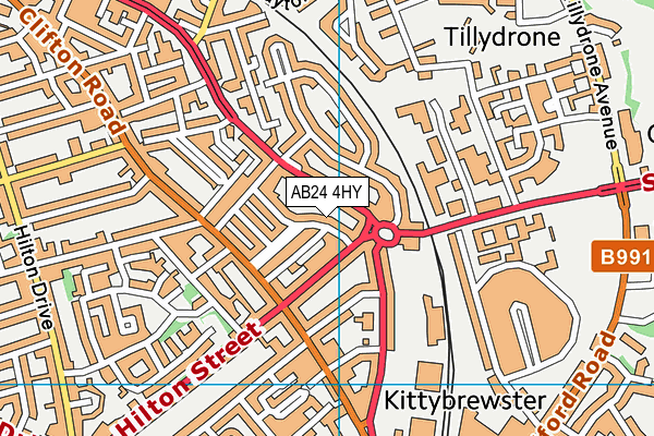 AB24 4HY map - OS VectorMap District (Ordnance Survey) AB24 4HY map - OS VectorMap District (Ordnance Survey)