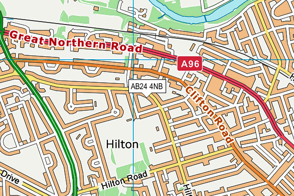AB24 4NB map - OS VectorMap District (Ordnance Survey) AB24 4NB map - OS VectorMap District (Ordnance Survey)