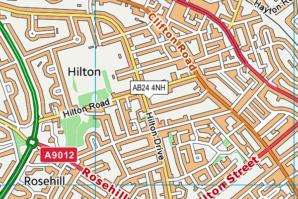 AB24 4NH map - OS VectorMap District (Ordnance Survey) AB24 4NH map - OS VectorMap District (Ordnance Survey)
