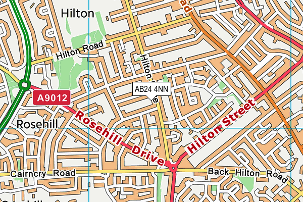 AB24 4NN map - OS VectorMap District (Ordnance Survey) AB24 4NN map - OS VectorMap District (Ordnance Survey)