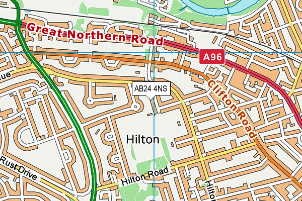 AB24 4NS map - OS VectorMap District (Ordnance Survey) AB24 4NS map - OS VectorMap District (Ordnance Survey)