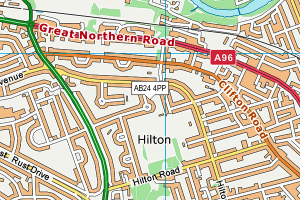 AB24 4PP map - OS VectorMap District (Ordnance Survey) AB24 4PP map - OS VectorMap District (Ordnance Survey)