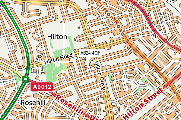 AB24 4QF map - OS VectorMap District (Ordnance Survey) AB24 4QF map - OS VectorMap District (Ordnance Survey)