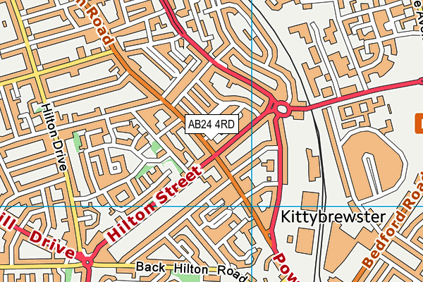 AB24 4RD map - OS VectorMap District (Ordnance Survey) AB24 4RD map - OS VectorMap District (Ordnance Survey)
