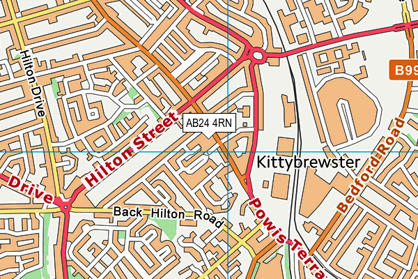 AB24 4RN map - OS VectorMap District (Ordnance Survey) AB24 4RN map - OS VectorMap District (Ordnance Survey)