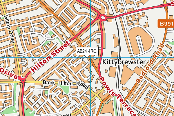AB24 4RQ map - OS VectorMap District (Ordnance Survey) AB24 4RQ map - OS VectorMap District (Ordnance Survey)