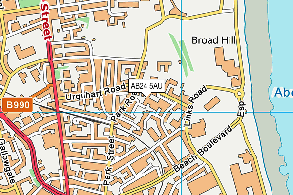 AB24 5AU map - OS VectorMap District (Ordnance Survey) AB24 5AU map - OS VectorMap District (Ordnance Survey)