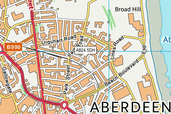 AB24 5DH map - OS VectorMap District (Ordnance Survey) AB24 5DH map - OS VectorMap District (Ordnance Survey)