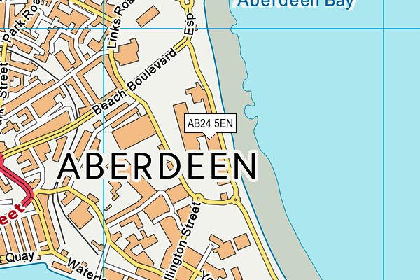 AB24 5EN map - OS VectorMap District (Ordnance Survey) AB24 5EN map - OS VectorMap District (Ordnance Survey)