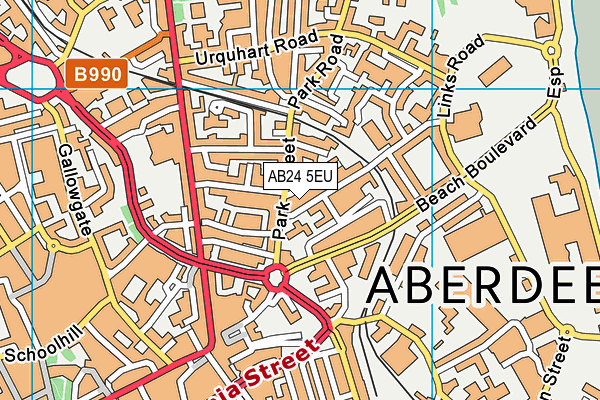 AB24 5EU map - OS VectorMap District (Ordnance Survey) AB24 5EU map - OS VectorMap District (Ordnance Survey)