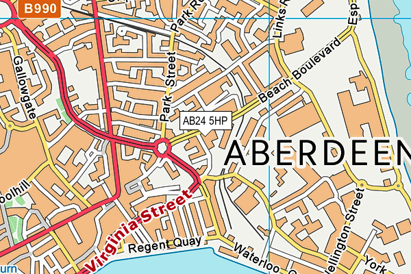 AB24 5HP map - OS VectorMap District (Ordnance Survey) AB24 5HP map - OS VectorMap District (Ordnance Survey)