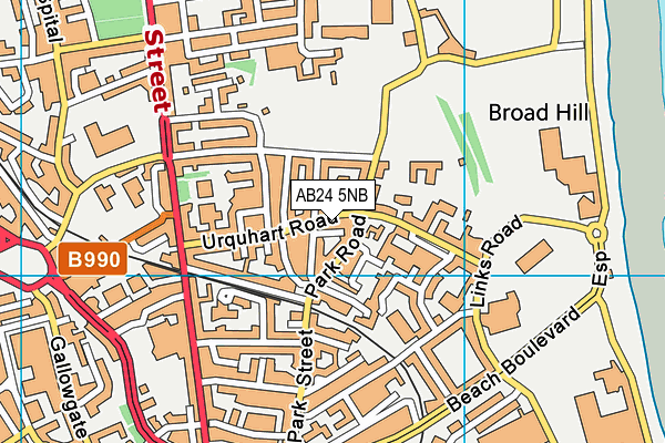 AB24 5NB map - OS VectorMap District (Ordnance Survey) AB24 5NB map - OS VectorMap District (Ordnance Survey)