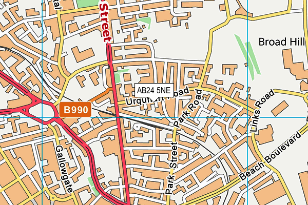 AB24 5NE map - OS VectorMap District (Ordnance Survey) AB24 5NE map - OS VectorMap District (Ordnance Survey)