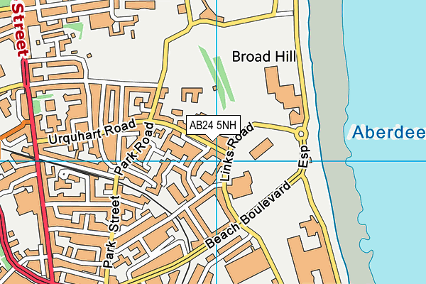 AB24 5NH map - OS VectorMap District (Ordnance Survey) AB24 5NH map - OS VectorMap District (Ordnance Survey)