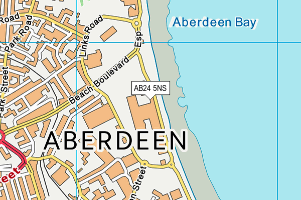 AB24 5NS map - OS VectorMap District (Ordnance Survey) AB24 5NS map - OS VectorMap District (Ordnance Survey)