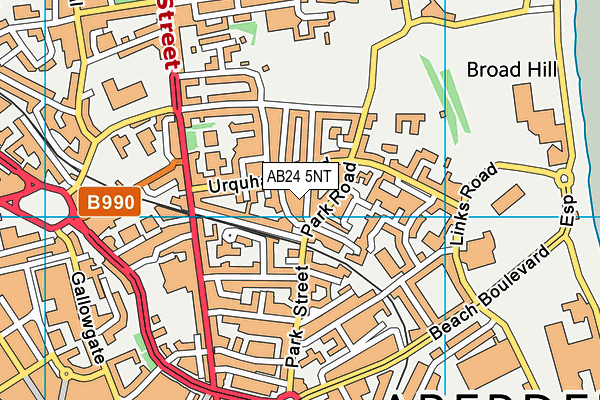 AB24 5NT map - OS VectorMap District (Ordnance Survey) AB24 5NT map - OS VectorMap District (Ordnance Survey)
