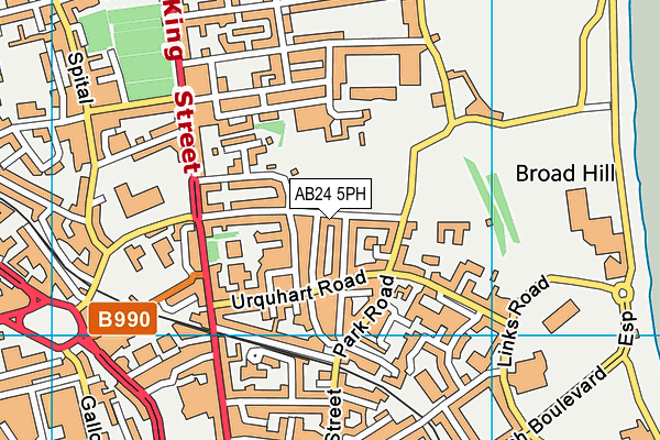 AB24 5PH map - OS VectorMap District (Ordnance Survey) AB24 5PH map - OS VectorMap District (Ordnance Survey)