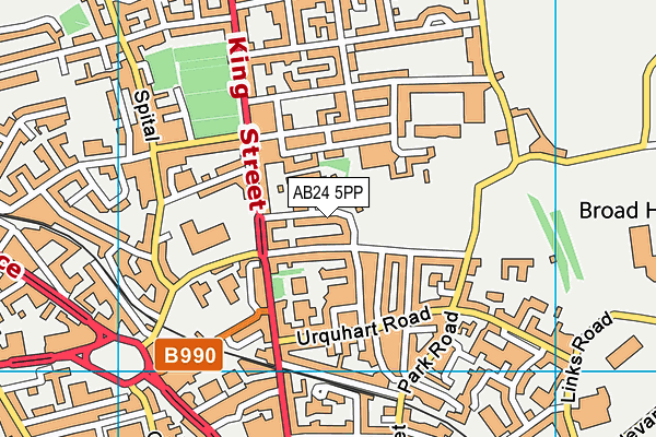 AB24 5PP map - OS VectorMap District (Ordnance Survey) AB24 5PP map - OS VectorMap District (Ordnance Survey)